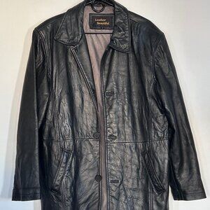 Black Leather Beautiful Jacket